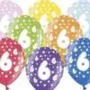 balon na szóste urodziny