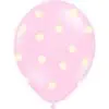 różowy balon w kropki