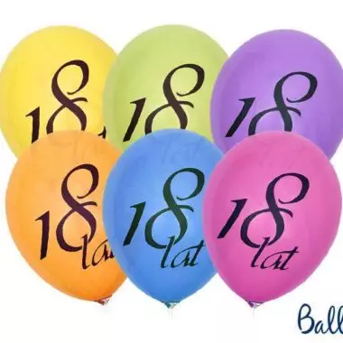 balony na 18 lat