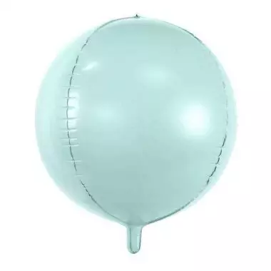 balon foliowy miętowa kula