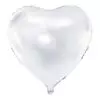 foliowy balon serce biały