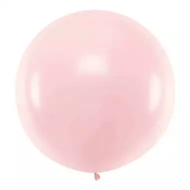 balon olbrzym 100 cm jasnoróżowy