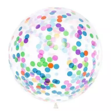 olbrzymi balon z konfetti