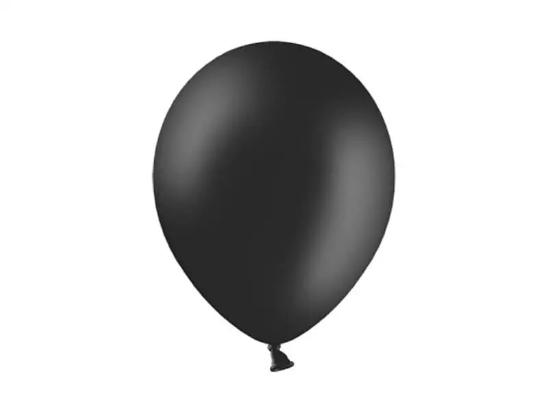 balon pastelowy czarny 36cm