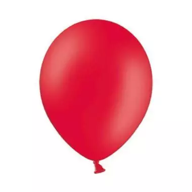 balon pastelowy czerwony