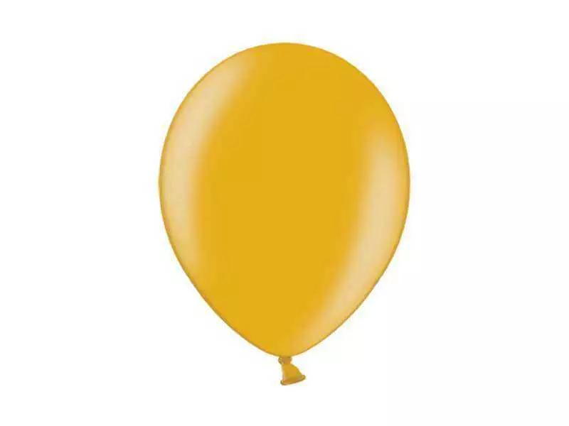 balon pastelowy metaliczny złoty 36cm