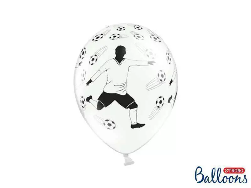 balon piłkarz i piłki
