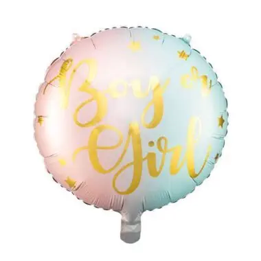 balony foliowy chłopak czy dzieczynka