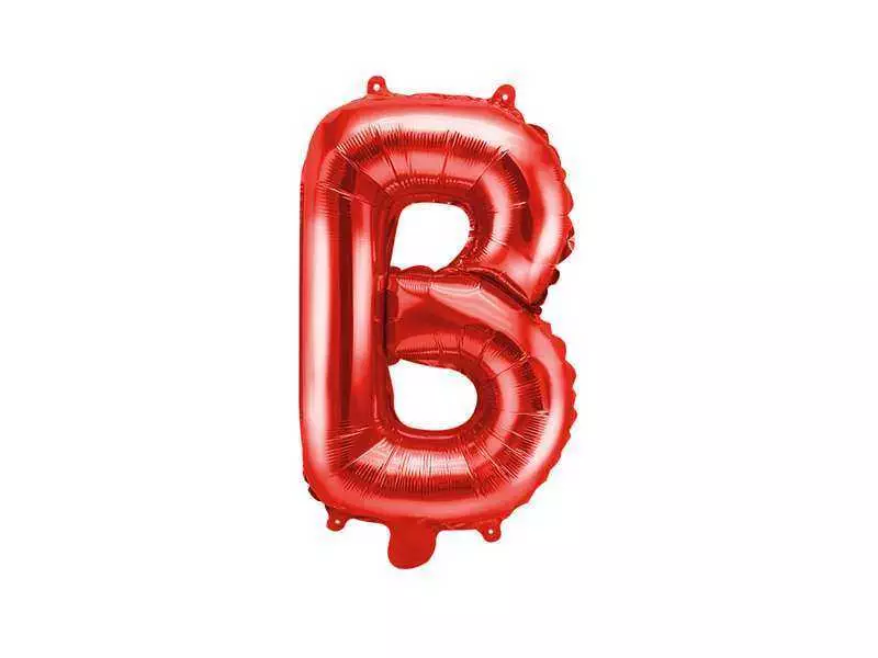 balon litera b czerwony 35cm
