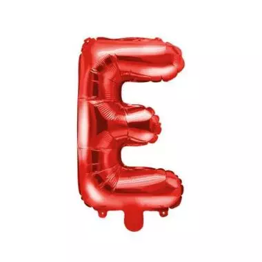 balon litera e czerwony 35cm