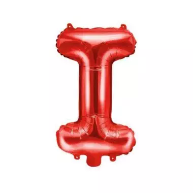 balon litera i czerwony 35cm
