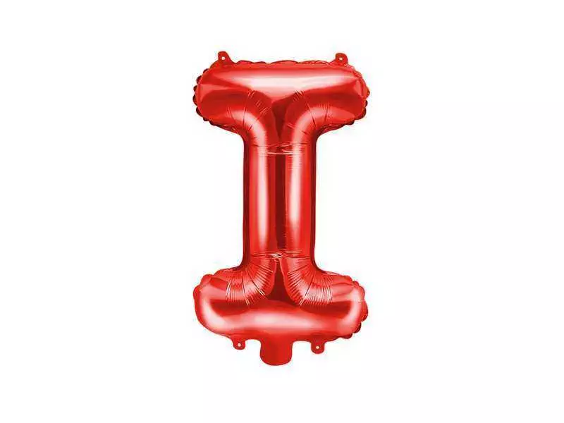 balon litera i czerwony 35cm