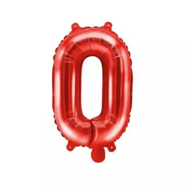 balon litera o czerwony 35cm
