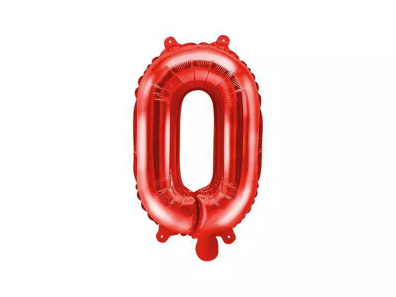 balon litera o czerwony 35cm