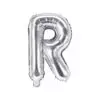 balon litera r srebrny 35cm