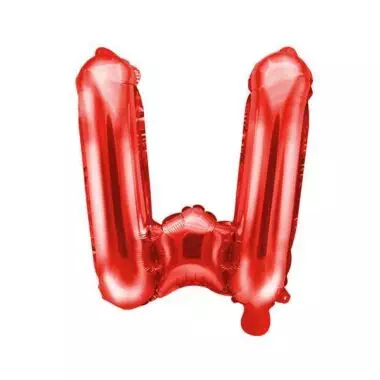 balon litera w czerwony 35cm