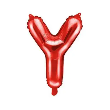 balon litera y czerwony 35cm
