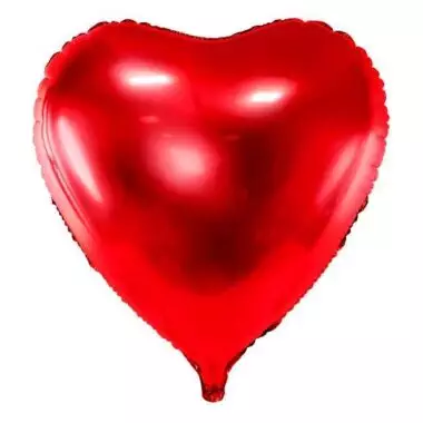 balon serce na Walentynki