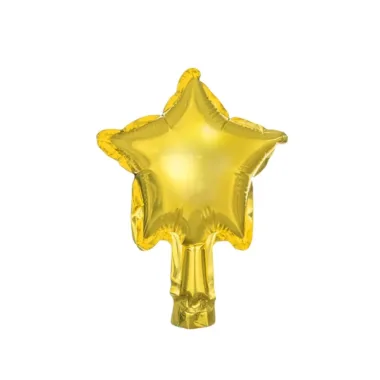 balon gwiazda złoty