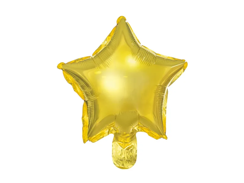balon złota gwiazda